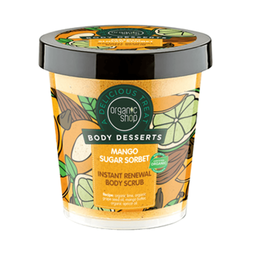 مقشر الجسم مانجو شوجار سوربيت من اورجانيك شوب - 45...