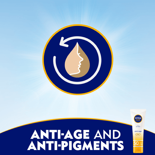 واقي شمس مقاوم لعلامات شيخوخة البشرة مع عامل حماية...