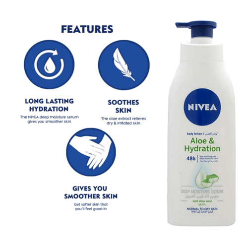 لوشن الجسم المرطب بالصبار من نيفيا - 625مل