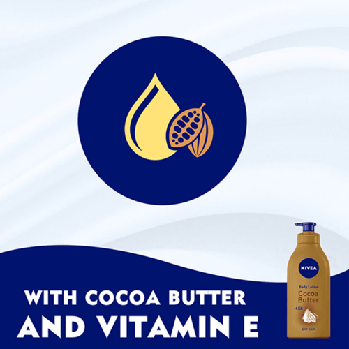 لوشن الجسم بزبدة الكاكاو من نيفيا - 625مل