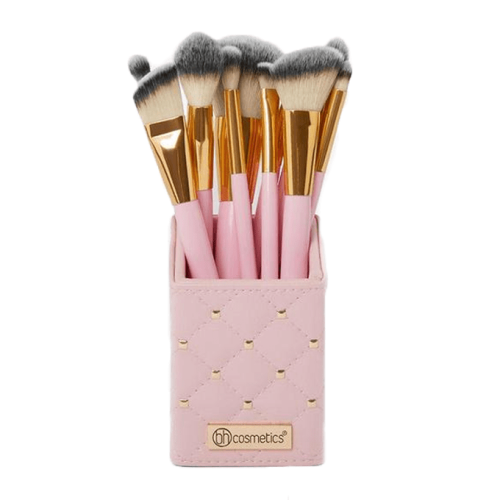 مجموعة فرش مكياج اليغانس وردي من بي اتش كوزماتيكس...