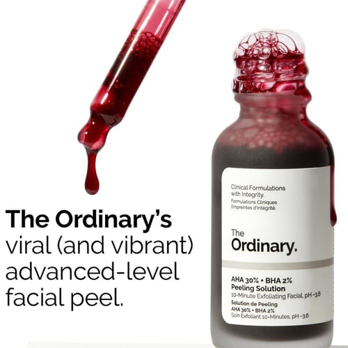 محلول تقشير مع 30% اي اتش اي و 2%بي اتش اي من ذا ا...