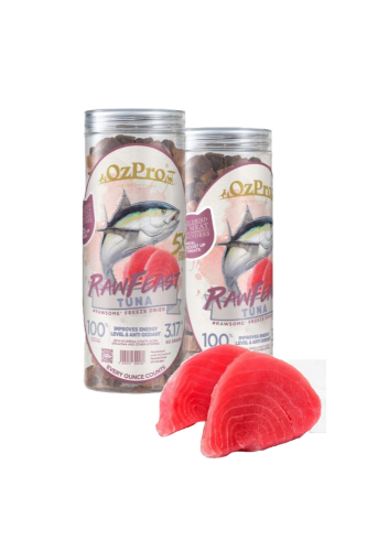 سمك التونة مجفف بالتبريد 90 جرام OZPRO