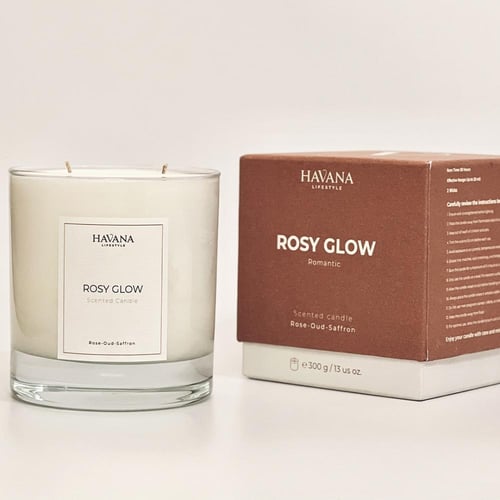 شمعة روزي جلو - Rosy Glow