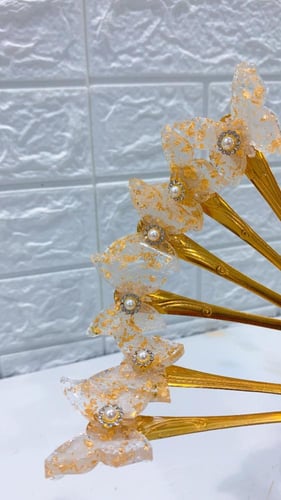 مجموعه الشاي والقهوة والعصير من الريزن مزين بالفرا...