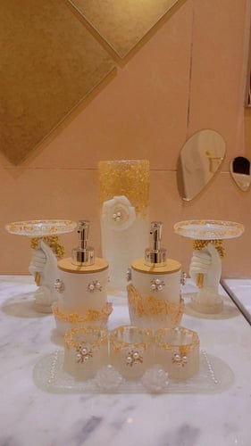 طقم مغسلة كبير