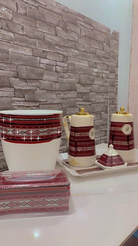 طقم شعبي ضيافة طباعة سدو