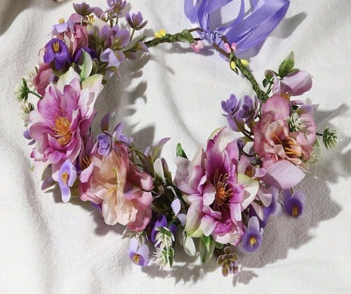 طوق الفراشات الموف