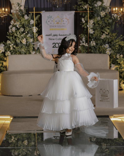 فستان مناسبات ابيض