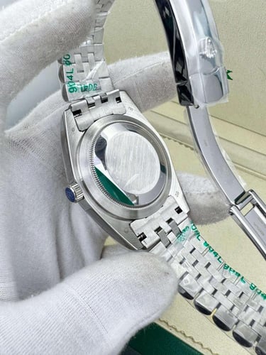 ساعة رولكس رجالية داي ديت أرقام عربية إطار املس- م...