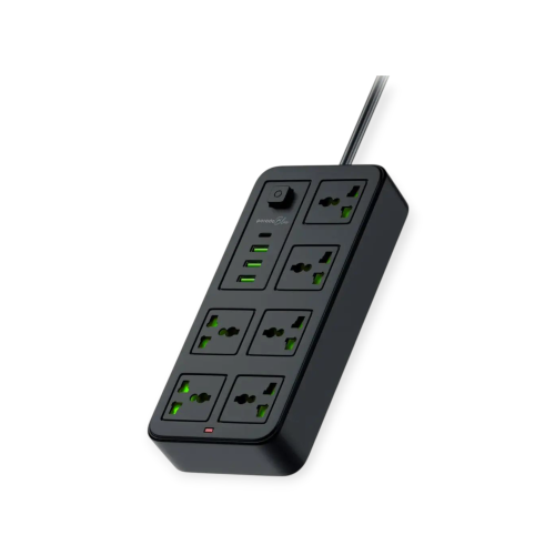 توصيلة كهربائية طاقة عالمي بستة مقابس من بورودو بل...