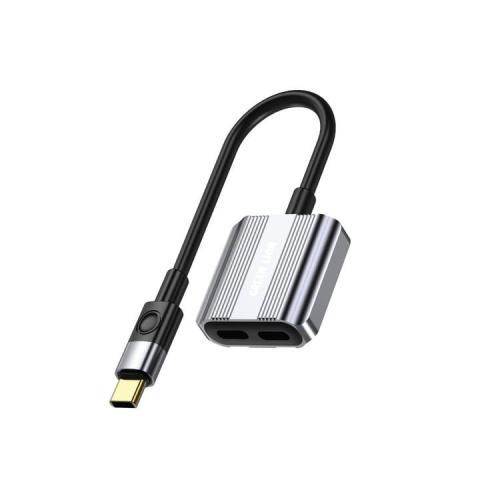 محول Green Lion 2-in-1 Splitter Adapter Type-C إلى...