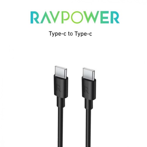 كيبل راف باور تايب سي الى تايب سي21 متر - أسود