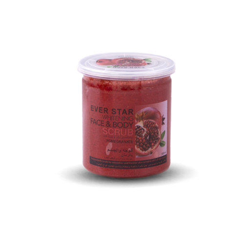 مقشر الرمان للوجه والجسم من ايفر ستار -500مل