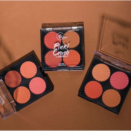 باليت بلاشر أحمر خدود بينك كرش من 6 بيوتي