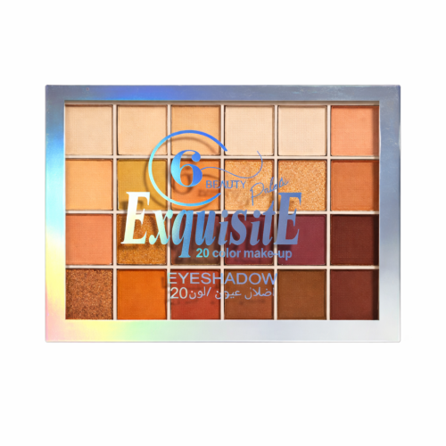 باليت ظلال عيون إكزكويزت من 6 بيوتي - 20 لون