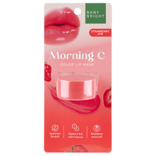 قناع الشفاه المرطب النهاري من بيبي برايت - الفراول...