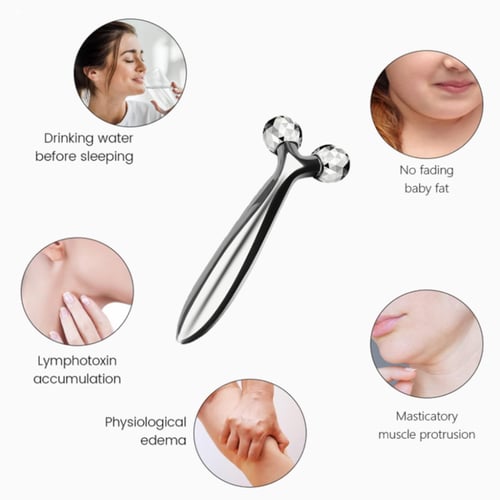 رولر مساج للوجه ثلاثي الأبعاد من ساشا