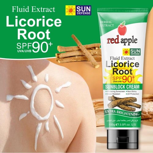 كريم واقي من الشمس للوجه بعامل حماية 90 من رد ابل