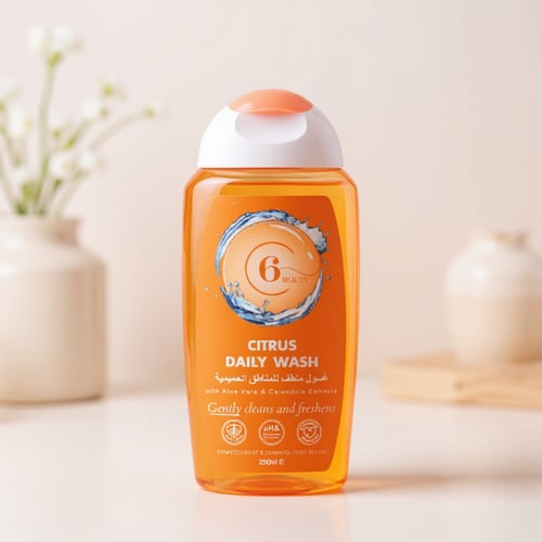 غسول اليومي للمناطق الحساسة من 6بيوتي 250مل