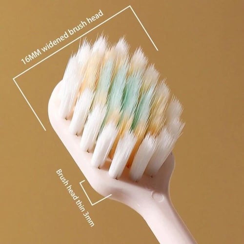 فرشاة أسنان إٍس إٍس إس بشعيرات ناعمة من إيلفا- 3 ق...