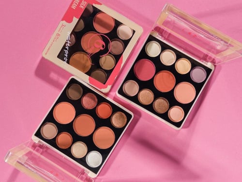 باليت مكياج ظلال+احمر خدود سيلك دريم من 6 بيوتي