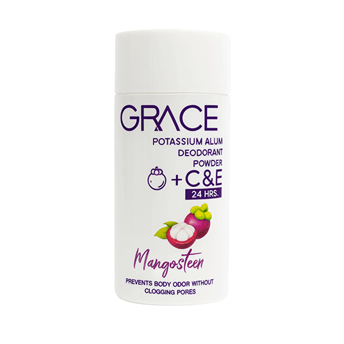 جرس بودرة مزيل العرق بشب البوتاسيوم بنكهة المانغوس...