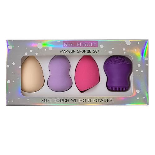 طقم إسفنجات مكياج احترافية 4 قطع – ريال بيوتي