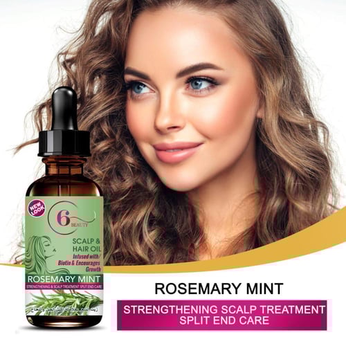 زيت اكليل الجبل للشعر من 6بيوتي- 60مل