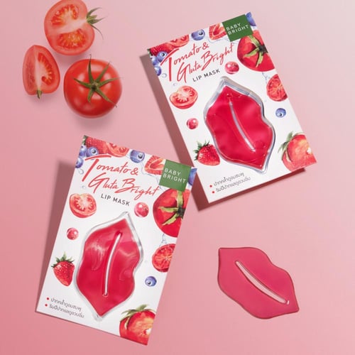 بيبي برايت طماطم وجلوتا قناع الشفاه اللامع 10 جم