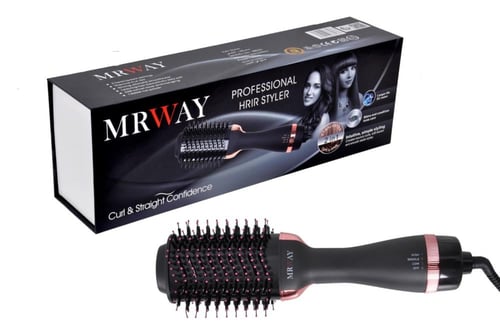 فرشاة تجفيف وتصفيف الشعر من مروي اسود