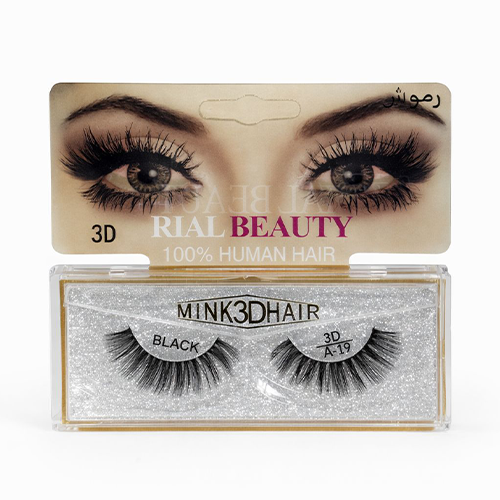 رموش ريال بيوتي ثلاثية الأبعاد 3D مينك – A19