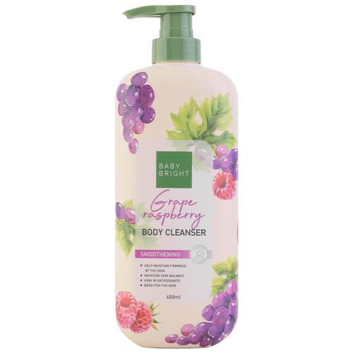 غسول الجسم بالعنب والتوت من بيبي برايت -450مل