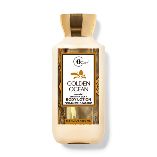 مجموعة جولدن تاتش من 6 بيوتي – لوشن وجل استحمام بخ...