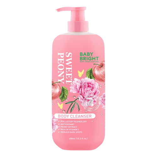 غسول الجسم برائحة الفاوانيا الحلوة من بيبي برايت 4...