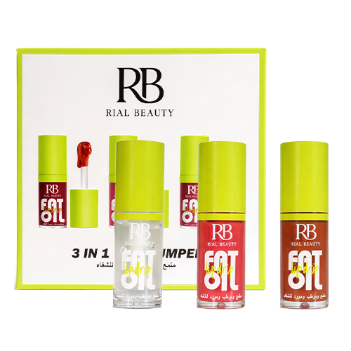 مجموعة ملمع شفاه فوت لايت 3 في 1 من ريال بيوتي