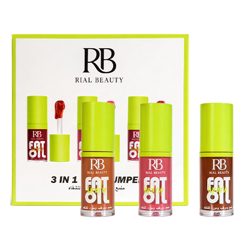 مجموعة ملمع شفاه فوت لايت 3 في 1 من ريال بيوتي
