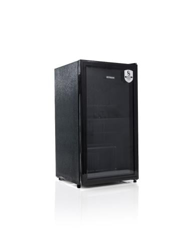 ثلاجة فيشر 3 قدم باب زجاجي اسود - FRSSC90LKNB