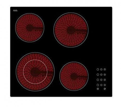 سطح بلت ان كهرباء ميديا 4 عيون 60 سم سيراميك اسود...