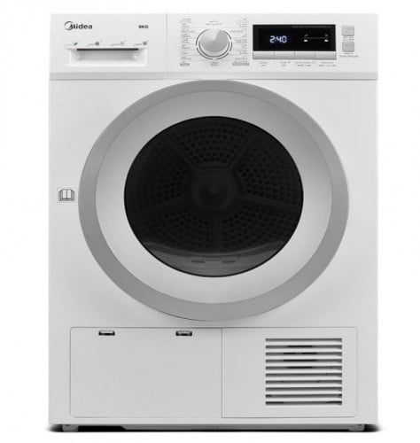 مجفف ميديا 8 ك 16 برنامج (بالتكثيف) ابيض - MDG80C