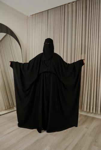 عباية سديري مفتوحه بطقطق راس كتف (كم فراشه)قماش ال...