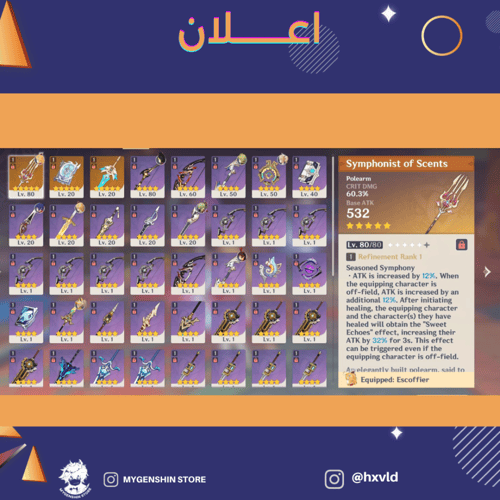 (hxvld) حساب سيرفر اوروبا لفل 55 يحتوي (3 شخصية)