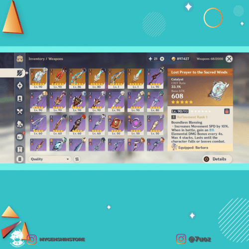 (7uoz) حساب سيرفر اوروبا لفل 56 يحتوي(10 شخصية)