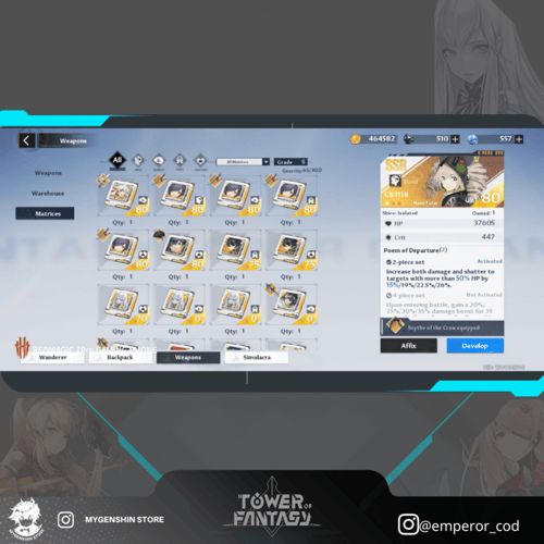 (emperor_cod) حساب سيرفر اوروبي-Valstamm لفل 80 (1...