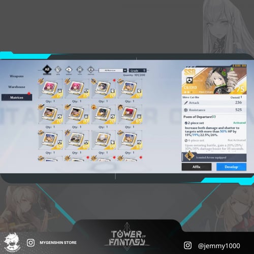 (jemmy1000) حساب سيرفر اوروبي-Alintheusلفل 76 (14ش...