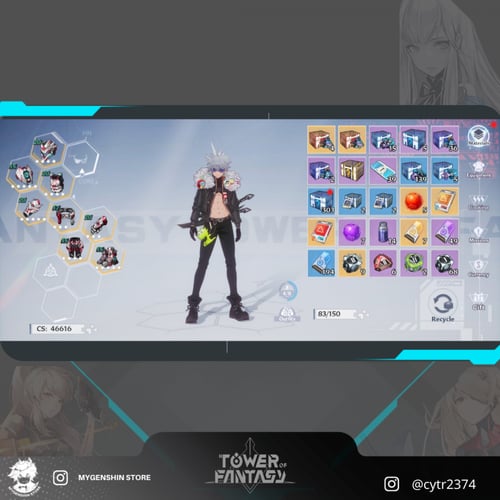 (cytr2374) حساب سيرفر اوروبي-Valstamm لفل 65 يحتوي...