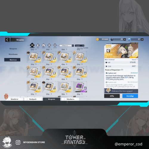 (emperor_cod) حساب سيرفر اوروبي-Valstamm لفل 80 يح...