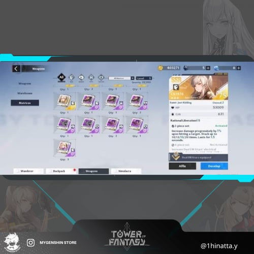 (ca_ah_01) حساب سيرفر اوروبي-Valstamm لفل 75 (10شخ...