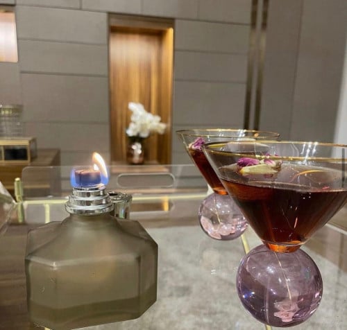 طقم كاسات زجاج 4 قطع