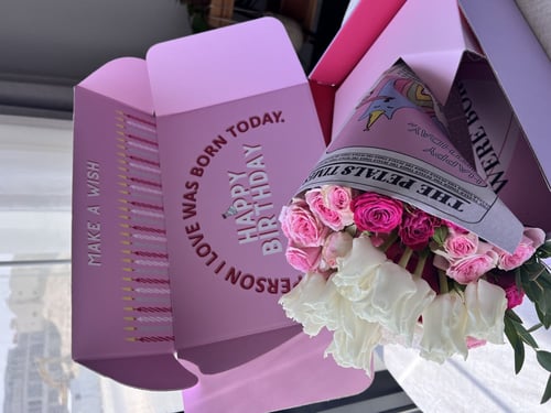 Mix-tulip birthday box